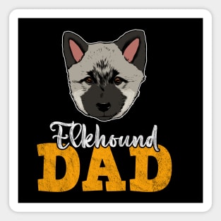 Norwegian Elkhound Dad Magnet